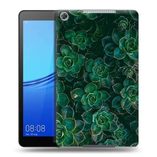 Дизайнерский силиконовый чехол для Huawei MediaPad M5 lite 8 Нуарные листья