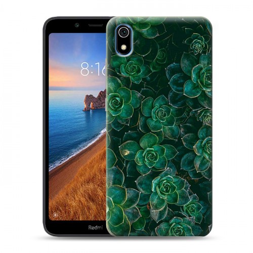 Дизайнерский силиконовый чехол для Xiaomi RedMi 7A Нуарные листья