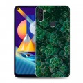 Дизайнерский пластиковый чехол для Samsung Galaxy M11 Нуарные листья