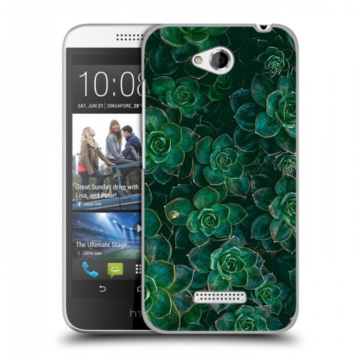 Дизайнерский пластиковый чехол для HTC Desire 616 Нуарные листья