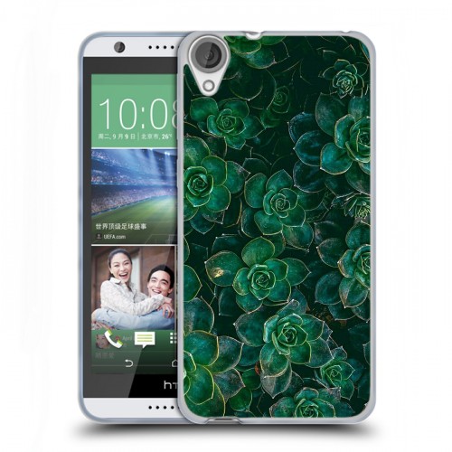 Дизайнерский силиконовый чехол для HTC Desire 820 Нуарные листья