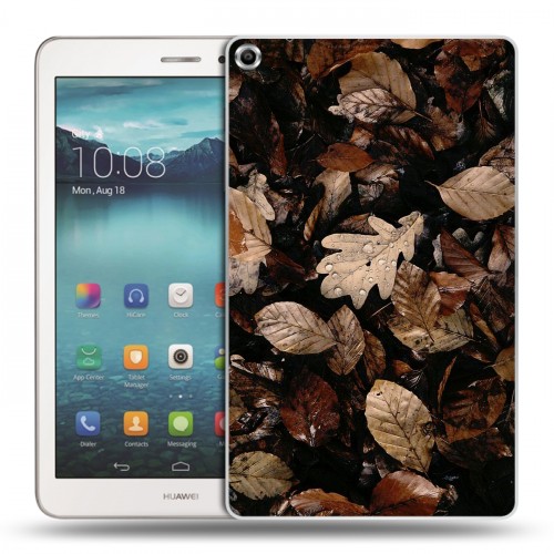 Дизайнерский силиконовый чехол для Huawei MediaPad T1 8.0 Нуарные листья