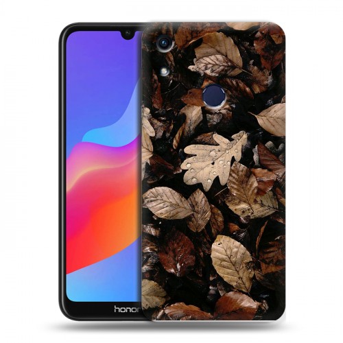 Дизайнерский пластиковый чехол для Huawei Honor 8A Нуарные листья