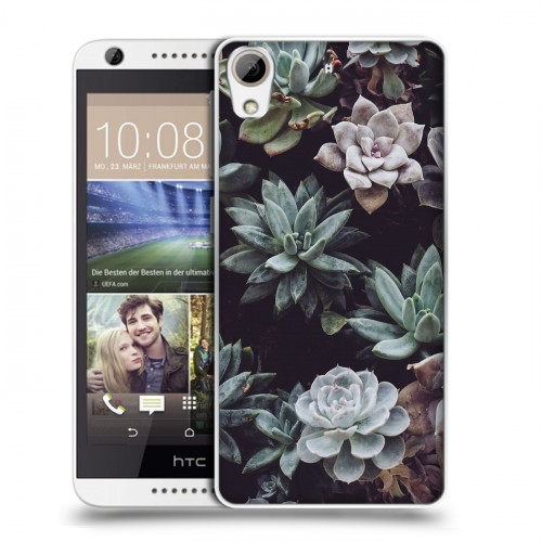 Дизайнерский силиконовый чехол для HTC Desire 626 Нуарные листья