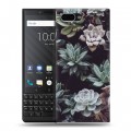 Дизайнерский пластиковый чехол для BlackBerry KEY2 Нуарные листья