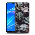 Дизайнерский пластиковый чехол для Huawei Y6 (2019) Нуарные листья