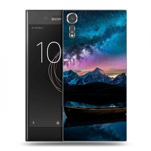 Дизайнерский пластиковый чехол для Sony Xperia XZs Магический космос