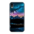 Дизайнерский силиконовый чехол для Iphone Xr Магический космос