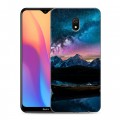 Дизайнерский силиконовый с усиленными углами чехол для Xiaomi RedMi 8A Магический космос