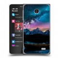 Дизайнерский пластиковый чехол для Nokia X Магический космос