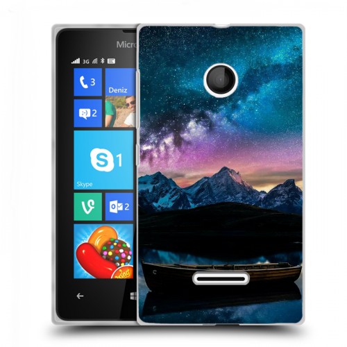 Дизайнерский пластиковый чехол для Microsoft Lumia 435 Магический космос