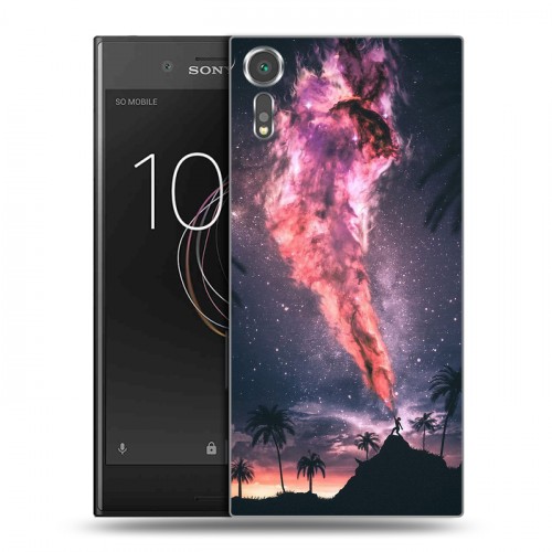 Дизайнерский пластиковый чехол для Sony Xperia XZs Магический космос