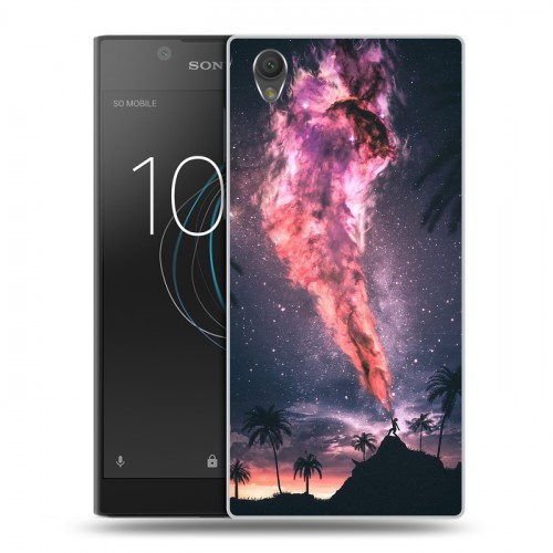 Дизайнерский пластиковый чехол для Sony Xperia L1 Магический космос