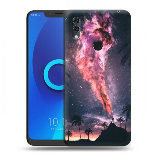 Дизайнерский силиконовый чехол для Alcatel 5V Магический космос