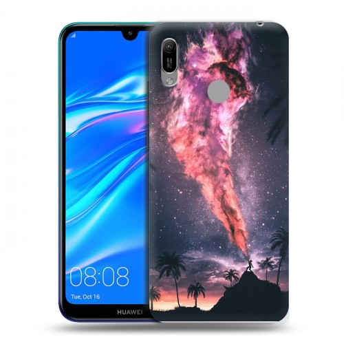 Дизайнерский пластиковый чехол для Huawei Y6 (2019) Магический космос