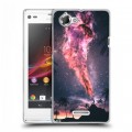 Дизайнерский пластиковый чехол для Sony Xperia L Магический космос