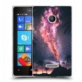 Дизайнерский пластиковый чехол для Microsoft Lumia 435 Магический космос