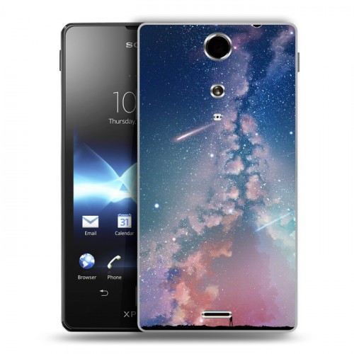 Дизайнерский пластиковый чехол для Sony Xperia TX Магический космос