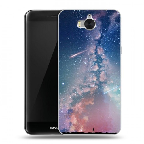 Дизайнерский пластиковый чехол для Huawei Y5 (2017) Магический космос