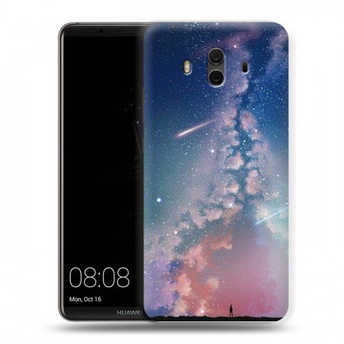 Дизайнерский пластиковый чехол для Huawei Mate 10 Магический космос