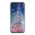 Дизайнерский силиконовый чехол для Samsung Galaxy A50 Магический космос