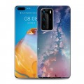 Дизайнерский пластиковый чехол для Huawei P40 Pro Магический космос