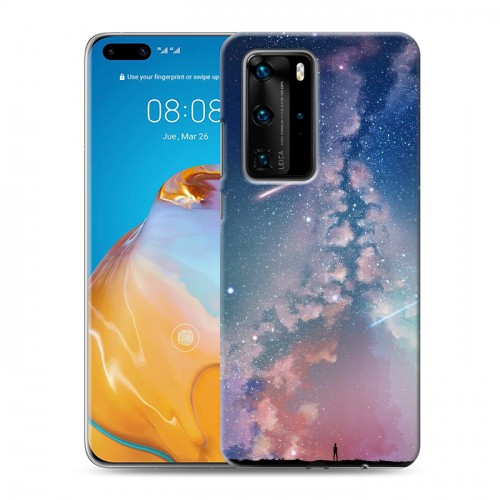 Дизайнерский пластиковый чехол для Huawei P40 Pro Магический космос