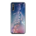 Дизайнерский силиконовый чехол для Huawei Y8p Магический космос