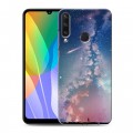 Дизайнерский пластиковый чехол для Huawei Y6p Магический космос