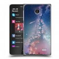 Дизайнерский пластиковый чехол для Nokia X Магический космос