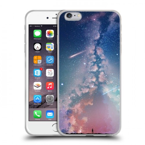Дизайнерский силиконовый чехол для Iphone 6 Plus/6s Plus Магический космос