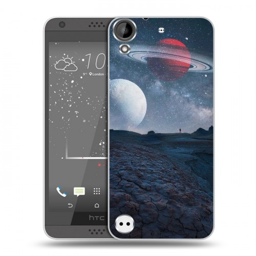 Дизайнерский пластиковый чехол для HTC Desire 530 Магический космос