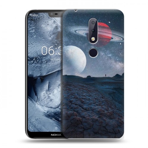 Дизайнерский силиконовый чехол для Nokia 6.1 Plus Магический космос