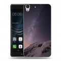 Дизайнерский пластиковый чехол для Huawei Y6II Магический космос