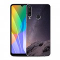 Дизайнерский пластиковый чехол для Huawei Y6p Магический космос