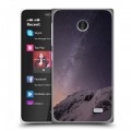 Дизайнерский пластиковый чехол для Nokia X Магический космос