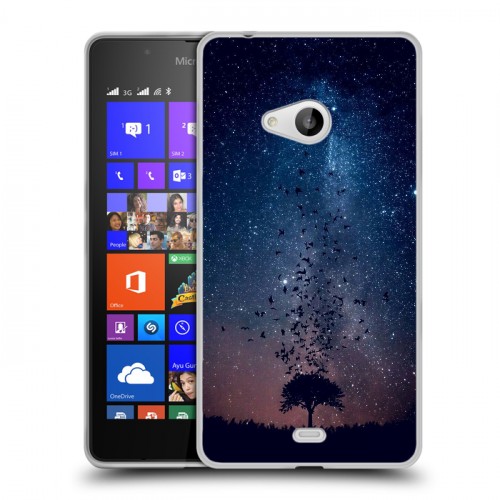 Дизайнерский пластиковый чехол для Microsoft Lumia 540 Магический космос