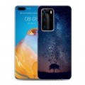 Дизайнерский пластиковый чехол для Huawei P40 Pro Магический космос