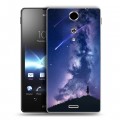 Дизайнерский пластиковый чехол для Sony Xperia TX Магический космос