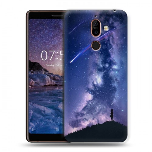 Дизайнерский пластиковый чехол для Nokia 7 Plus Магический космос