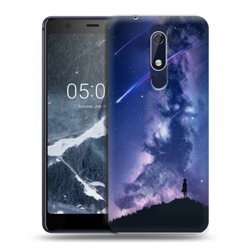 Дизайнерский пластиковый чехол для Nokia 5.1 Магический космос