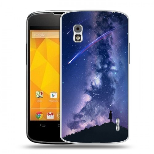 Дизайнерский пластиковый чехол для LG Google Nexus 4 Магический космос