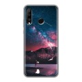 Дизайнерский силиконовый чехол для Huawei P30 Lite Магический космос