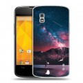 Дизайнерский пластиковый чехол для LG Google Nexus 4 Магический космос