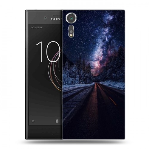 Дизайнерский пластиковый чехол для Sony Xperia XZs Магический космос