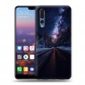 Дизайнерский силиконовый с усиленными углами чехол для Huawei P20 Pro Магический космос