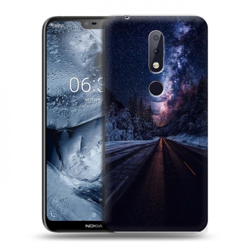 Дизайнерский пластиковый чехол для Nokia 6.1 Plus Магический космос