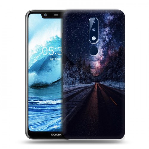 Дизайнерский силиконовый чехол для Nokia 5.1 Plus Магический космос