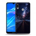 Дизайнерский пластиковый чехол для Huawei Y6 (2019) Магический космос