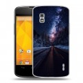 Дизайнерский пластиковый чехол для LG Google Nexus 4 Магический космос